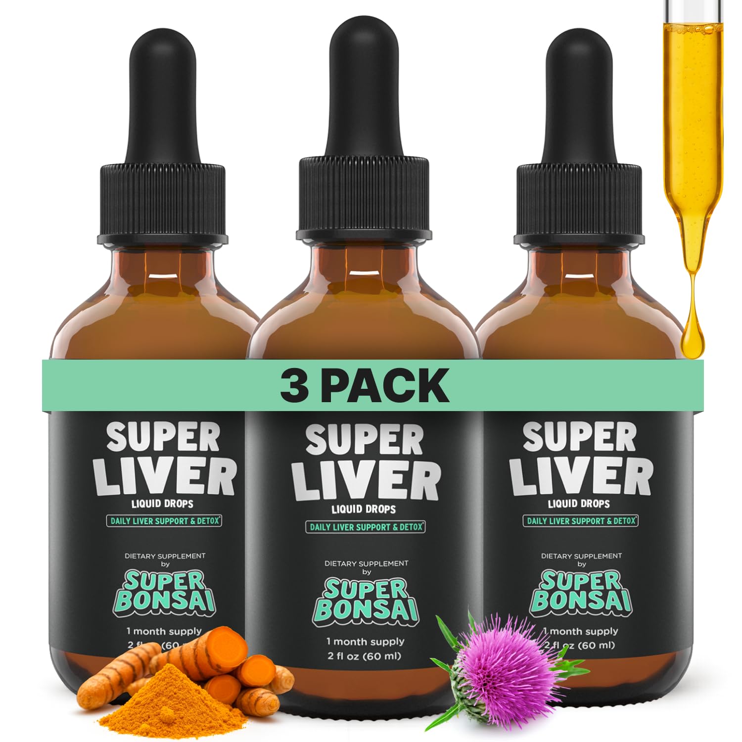 Amazon.com: SUPERBONSAI Super Liver Support with Milk Thistle